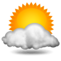 Docela hezky, zlepšování počasí Forecast icon